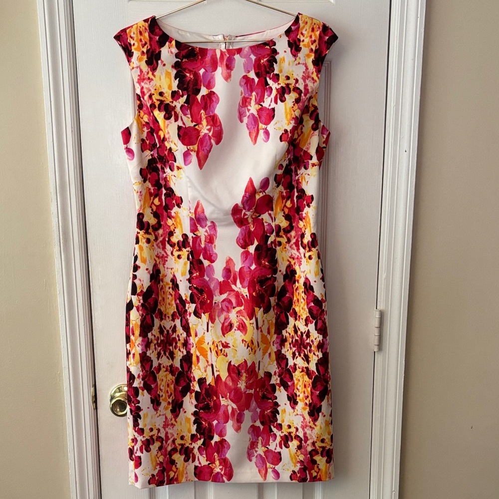 Adrianna Papell Floral Print Dress